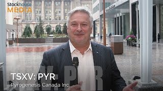 StockHouse CEO Interviews Pyrogenesis Canada Inc TSXVPYR CEO Interview [upl. by Aljan]