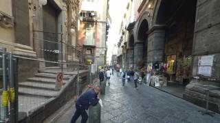 Walking on Via dei Tribunali Naples [upl. by Amaras]