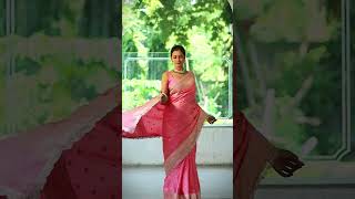 Banarasee Handloom Mashru Silk Saree Zari Border With LaceBaby Pink [upl. by Indnahc]