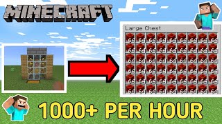 Insane REDSTONE FARM 😱 In Minecraft  Full TUTORIAL Video [upl. by Sibilla]