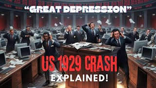 US Stock Market 1929 Crash  Explained [upl. by Ainafetse]