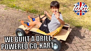 We Built an Electric Drill Powered Go Kart in 5 Days  British Engineering with my Grandpa [upl. by Ynattir]