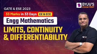 Limits Continuity and Differentiability  Engineering Mathematics for GATE amp ESE 2023 Exam Hindi [upl. by Neira756]