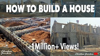 Building a House  Foundation  Stage by stage foundation [upl. by Oiraved]