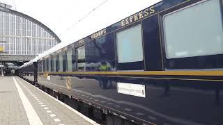 De VeniceSimplon Oriënt Express vertrekt naar Venetië vanaf Amsterdam centraal 25072024 [upl. by Leiahtan380]