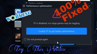 How To Enable Vt  Nox Player VT is Disable  Nox Player VT Enable Fixed [upl. by Cigam]