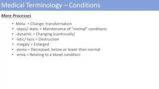 Medical Terminology  The Basics  Lesson 2 [upl. by Yrotciv]