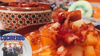 Receta Sopa de poro y papa  Cocineros Mexicanos [upl. by Kumler136]