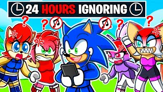 Sonic Ignored His CRAZY FAN GIRLS For 24 Hours In SNAPCHAT [upl. by Neelsaj]