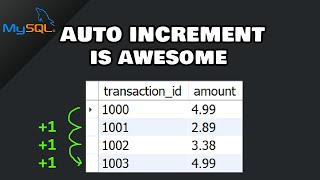 MySQL AUTOINCREMENT is awesome [upl. by Dolora984]