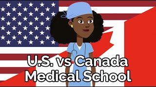 United States vs Canada  Medical School amp Becoming a Doctor [upl. by Remat]