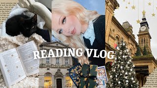 Festive Reading Vlog 💂🏻‍♂️🎄decorating our tree Christmas books amp unboxings ✨❄️ bookmas [upl. by Calesta]