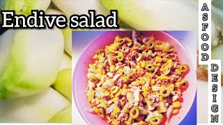 Endive salad for Weight loss salade de Endive Chicory Salad [upl. by Cathyleen678]