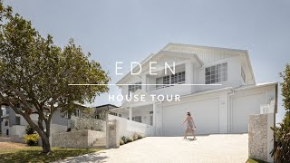 Modern Hamptons Style Informs the Aesthetic Enthusiasm for Eden House  House Tour [upl. by Chemesh584]