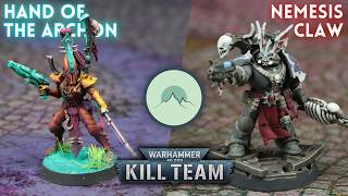 Hand of the Archon vs Nemesis Claw Kill Team Battle Report [upl. by Ergener]