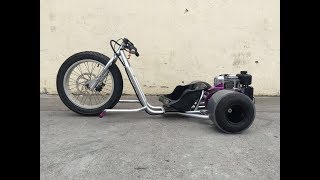 Budget Drift Trike Build  Pt3  Completed [upl. by Zarihs646]