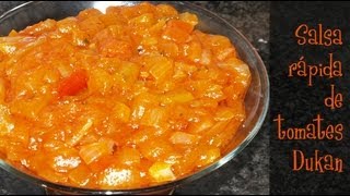 Salsa Rápida de Tomates ABCDukan  Dukan Quick Sauce  Receta Fase Crucero [upl. by Eileek]