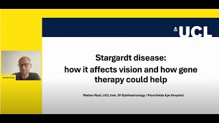 Stargardt disease how it affects vision and how gene therapy could help with Dr Matteo Rizzi [upl. by Zorana]