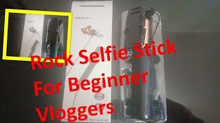 Rock Selfie Stick For Beginner Vloggers [upl. by Nnylatsyrc]