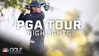 Shriners Childrens Open Round 2  PGA Tour Highlights  Golf Channel [upl. by Drahsar]