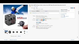 Full HD 1080 Mini DV Cam SQ8 Review with Test Video and Instructions [upl. by Jaella]