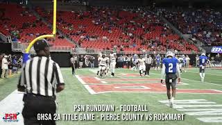 Pierce County survives 3OT thriller defeats Rockmart for GHSA 2A title [upl. by Drawoh]