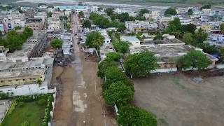 Mantralayam  Raghavendra Vrundavana Temple aerial View birdseye view [upl. by Aeiram629]