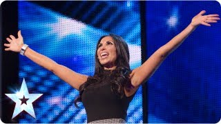 Francine Lewis with her many impressions  Week 2 Auditions  Britains Got Talent 2013 [upl. by Jaan610]