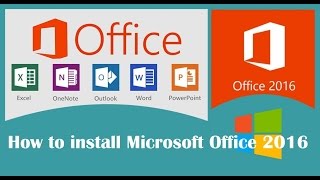 How to install Microsoft Office 2016 [upl. by Osgood]