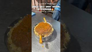 NALLI GHOST BIRYANI IN HYDERABAD🔥muttonbiryani chickenbiryani hyderabad telangana nalli [upl. by Llevol]