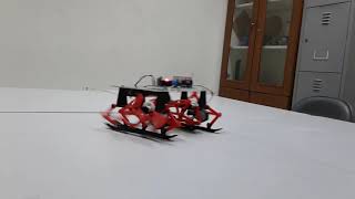 Walking robot with Ghassaei linkage mechanism [upl. by Rebekkah]