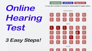 Online Hearing Test in 3 Easy Steps [upl. by Clardy]