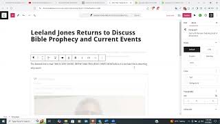 Leeland Jones Returns to Discuss Bible Prophecy and Current Events [upl. by Christiane]