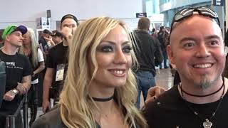 Nita Strauss NAMM 2019 [upl. by Attemaj]