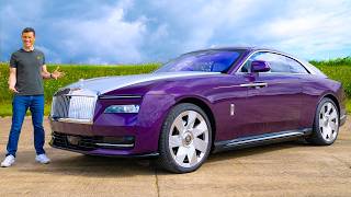 RollsRoyce Spectre  INSANE Luxury [upl. by Nonaihr]