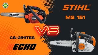 STIHL MS 151TC vs ECHO 2511TES  Which one is better  Hangisi daha iyi stihl echo [upl. by Dorr216]