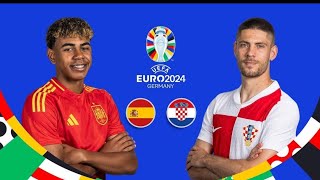 Pronostico Euro 2024  Spagna  Croazia su fc24 [upl. by Nnylyam32]