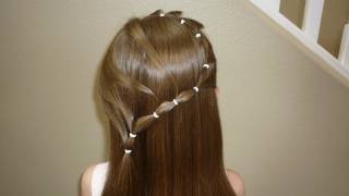 Elastic Snake Braid Flower Girl Hairstyles [upl. by Kissie]