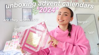 unboxing VIRAL advent calendars so you dont have to 2024 [upl. by Nile]