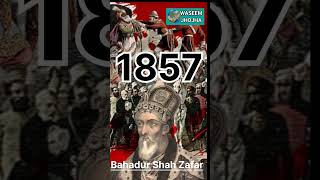 bahadur shah zafar history indianhistory delhisultanat trending status [upl. by Aekim502]