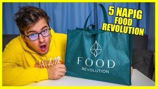 KIPRÓBÁLTAM 5 napig a FOOD REVOLUTIONT [upl. by Christy]