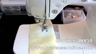 Brother NV50 Sewing Machine [upl. by Noirda]