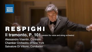 Ottorino Respighi Il tramonto P 101 ‘The Sunset’ musicvideo [upl. by Eimareg]