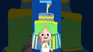 Happy Birthday Song  CoComelon Nursery Rhymes amp Kids Songs shorts short kids cocomelon [upl. by Jessee692]