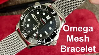 Omega OEM Mesh Bracelet on SMP Diver 300 [upl. by Persse]