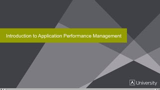 Introduction to APM  AppDynamics [upl. by Ahsekal]