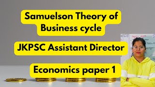 Samuelson model of trade cycle  Deepti Mahajan [upl. by Ajim]