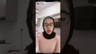 laura live tik tok hijab legging [upl. by Arriek]