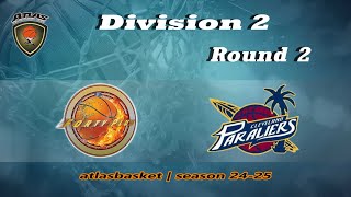 Atlasbasket  Div 2Round 2  FORTY PLUS vs CLEVELAND PARALIERS [upl. by Eugor706]