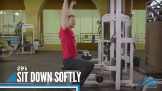 How To Do A SEATED MACHINE LATERAL RAISE  Exercise Demonstration Video and Guide [upl. by Quincy]